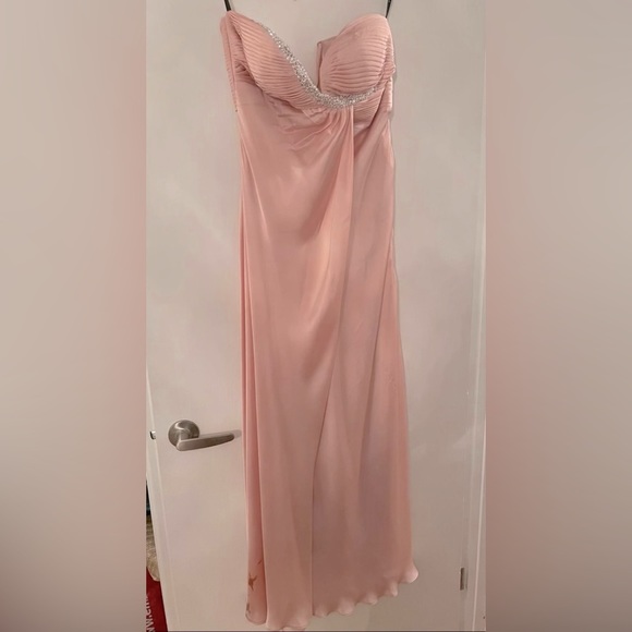 Aolisha Pink salmon coloured dress - Picture 1 of 3